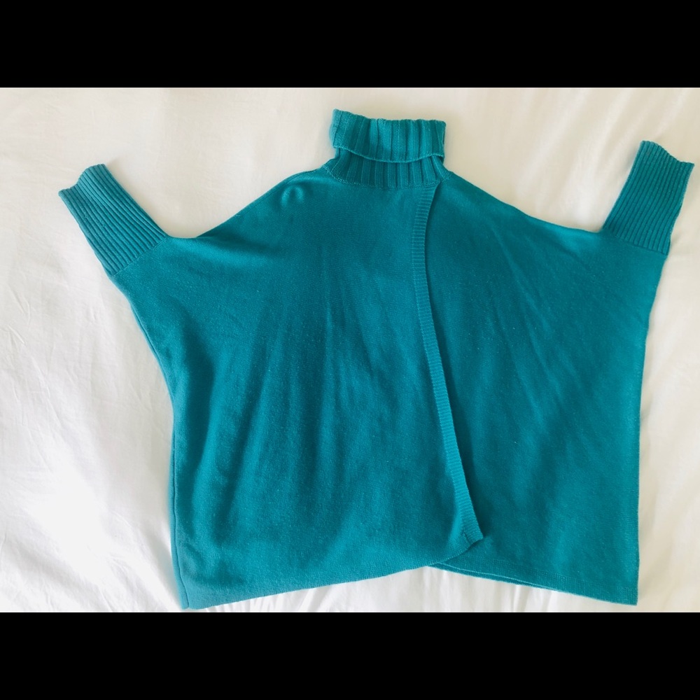 DVF Turquoise Poncho